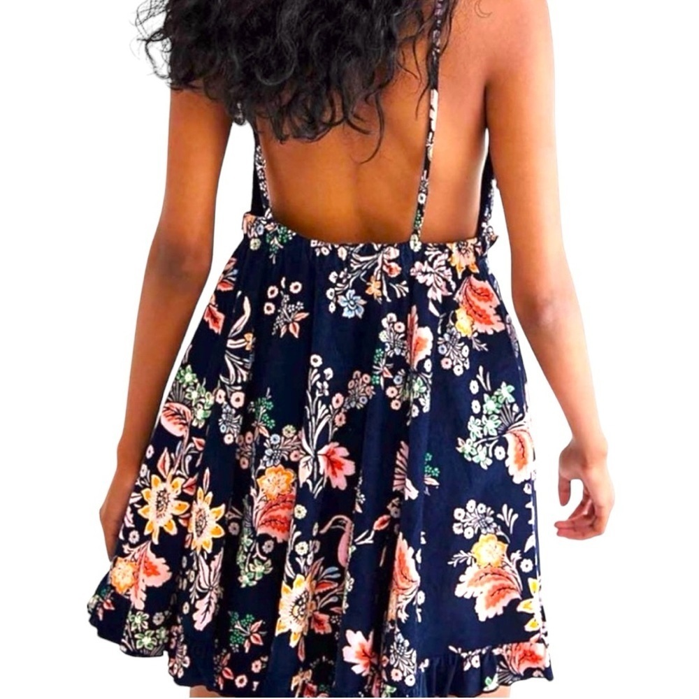 Free People NWT cordoroy Dress size Small corduroy Spring Summer Backless